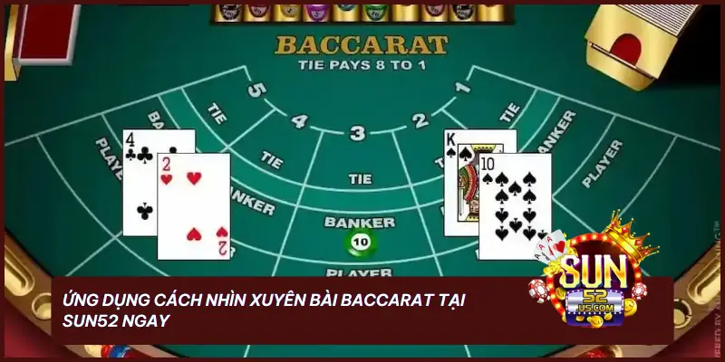 Ứng dụng cách nhìn xuyên bài Baccarat tại SUN52 ngay